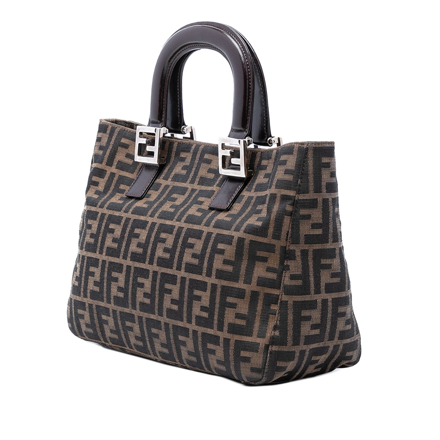 Fendi Zucca Canvas Handbag