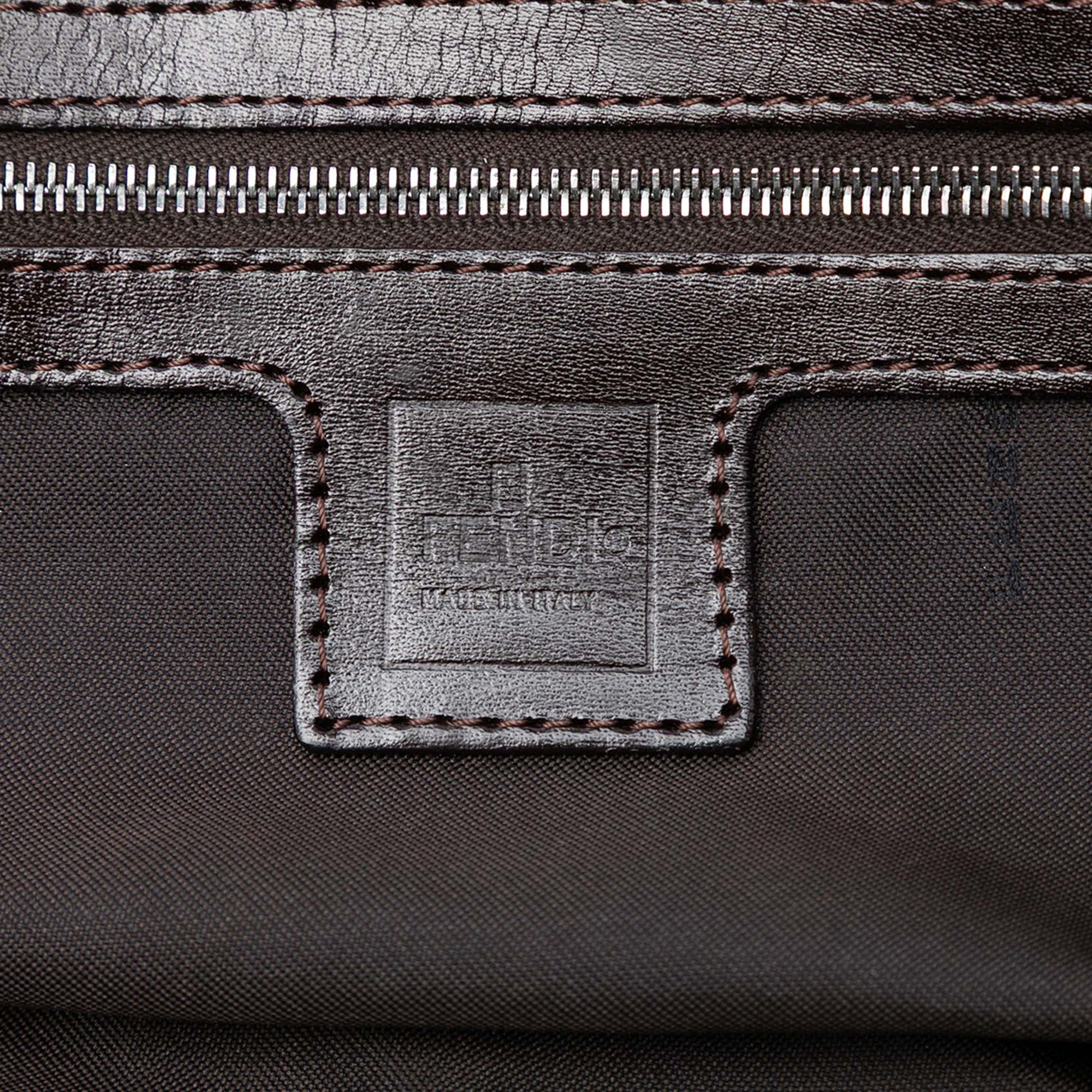 Fendi Zucca Canvas Handbag
