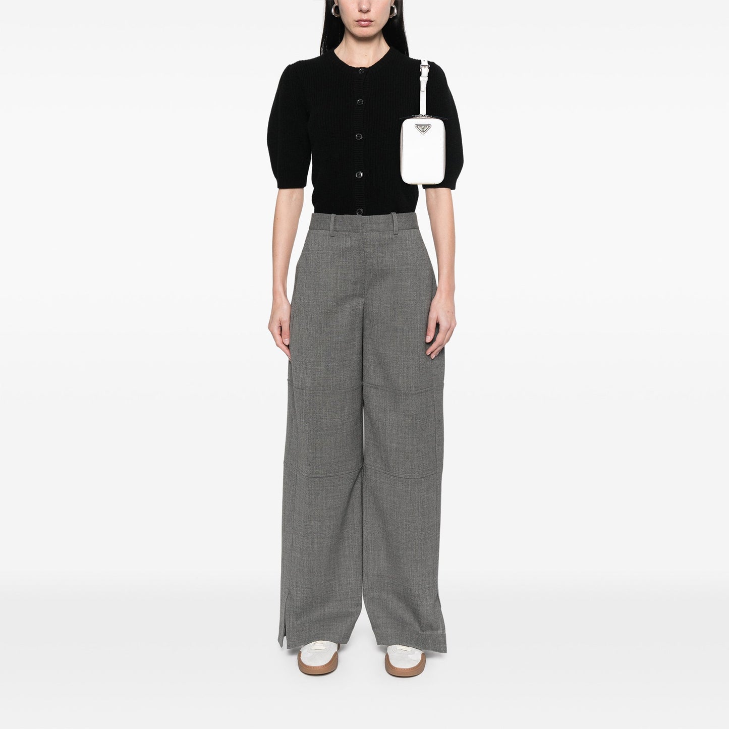 Prada Saffiano Harness Crossbody Pouch