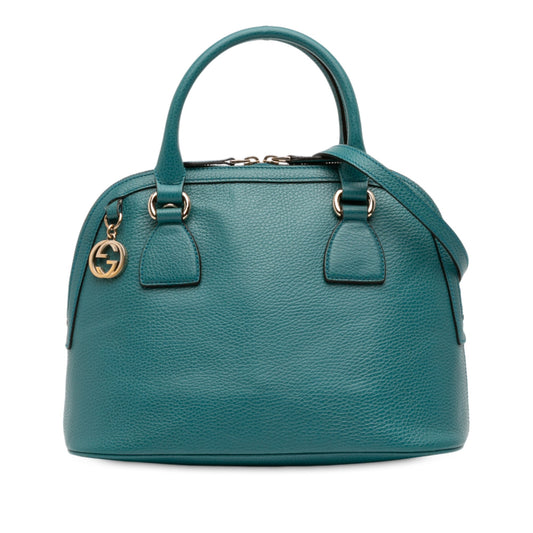Gucci Small Dollar Calfskin GG Charm Dome Satchel