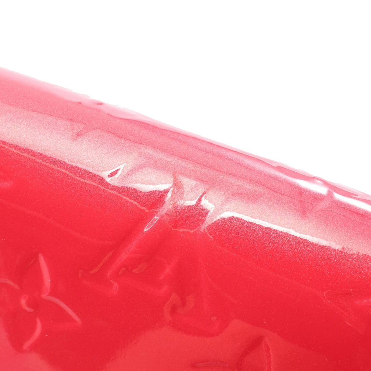 Louis Vuitton Monogram Vernis Pochette Felicie — Red