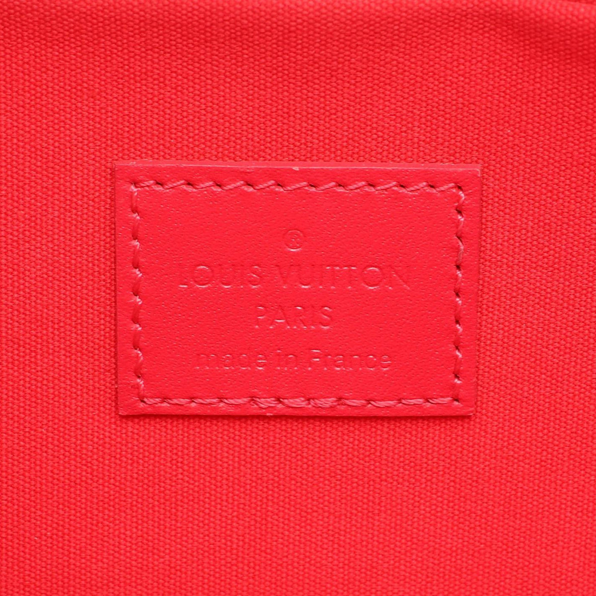 Louis Vuitton Monogram Vernis Pochette Felicie — Red