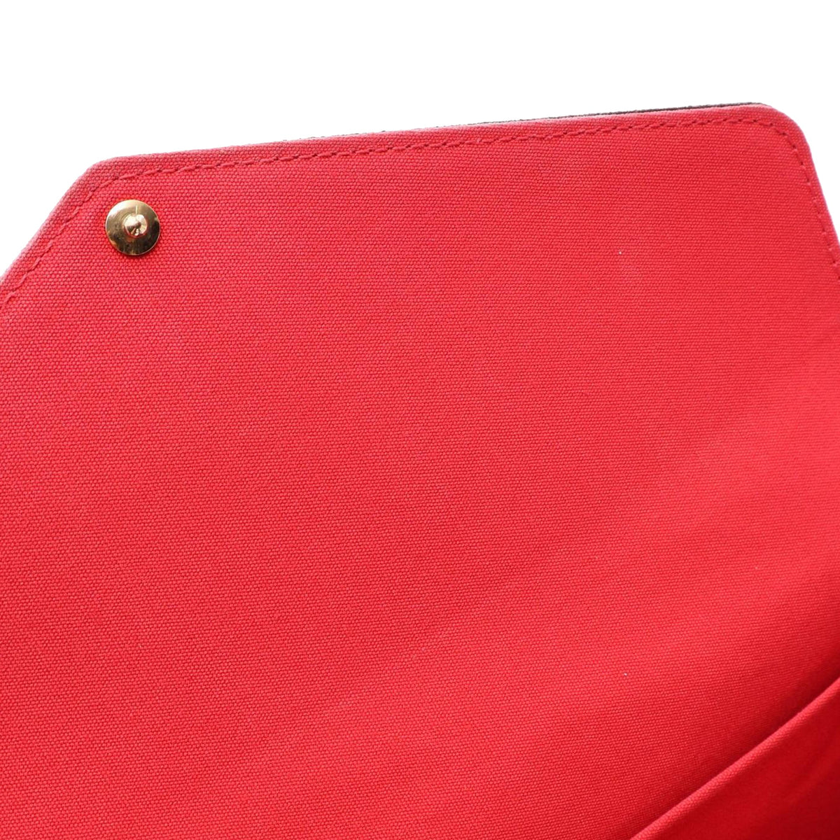 Louis Vuitton Monogram Vernis Pochette Felicie — Red
