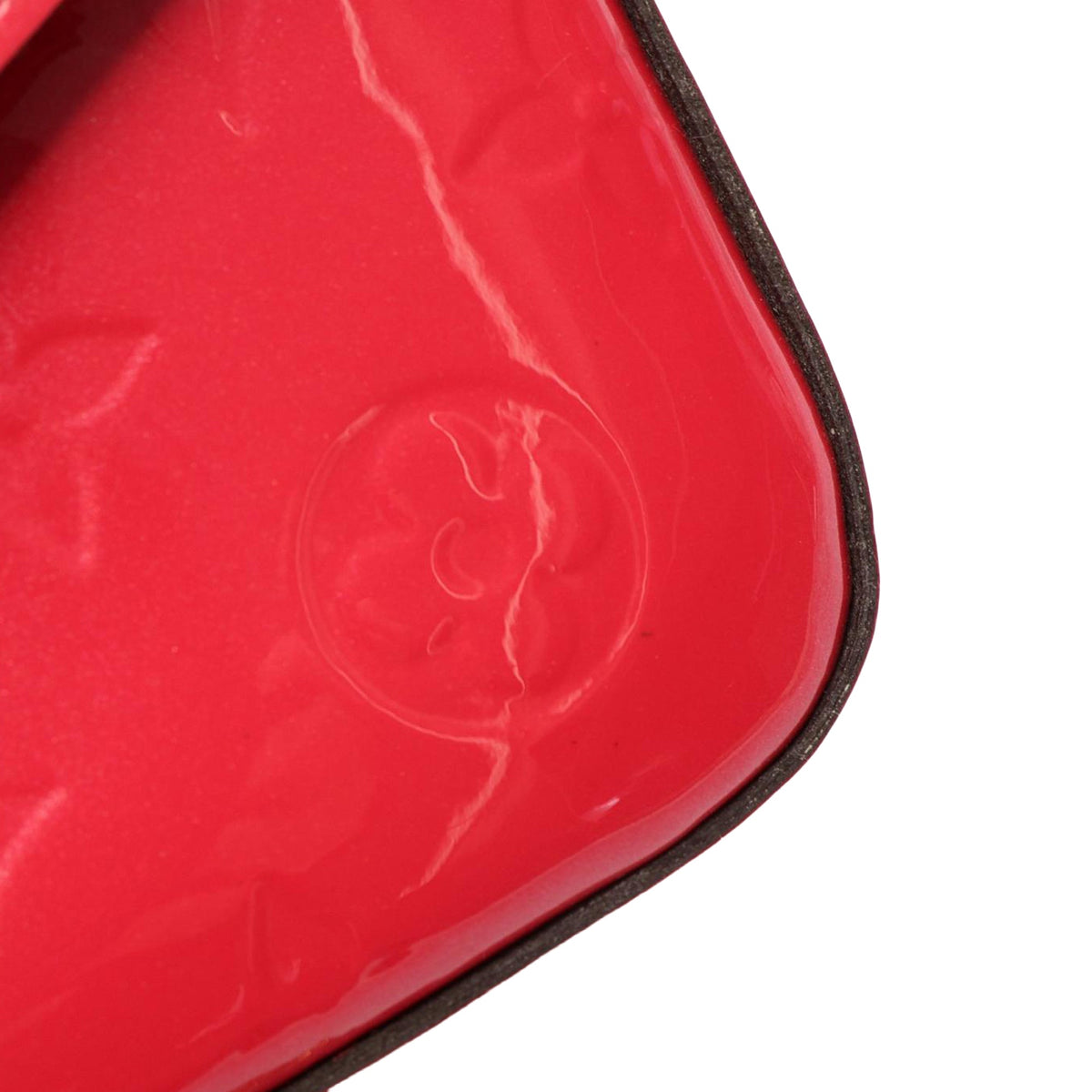Louis Vuitton Monogram Vernis Pochette Felicie — Red
