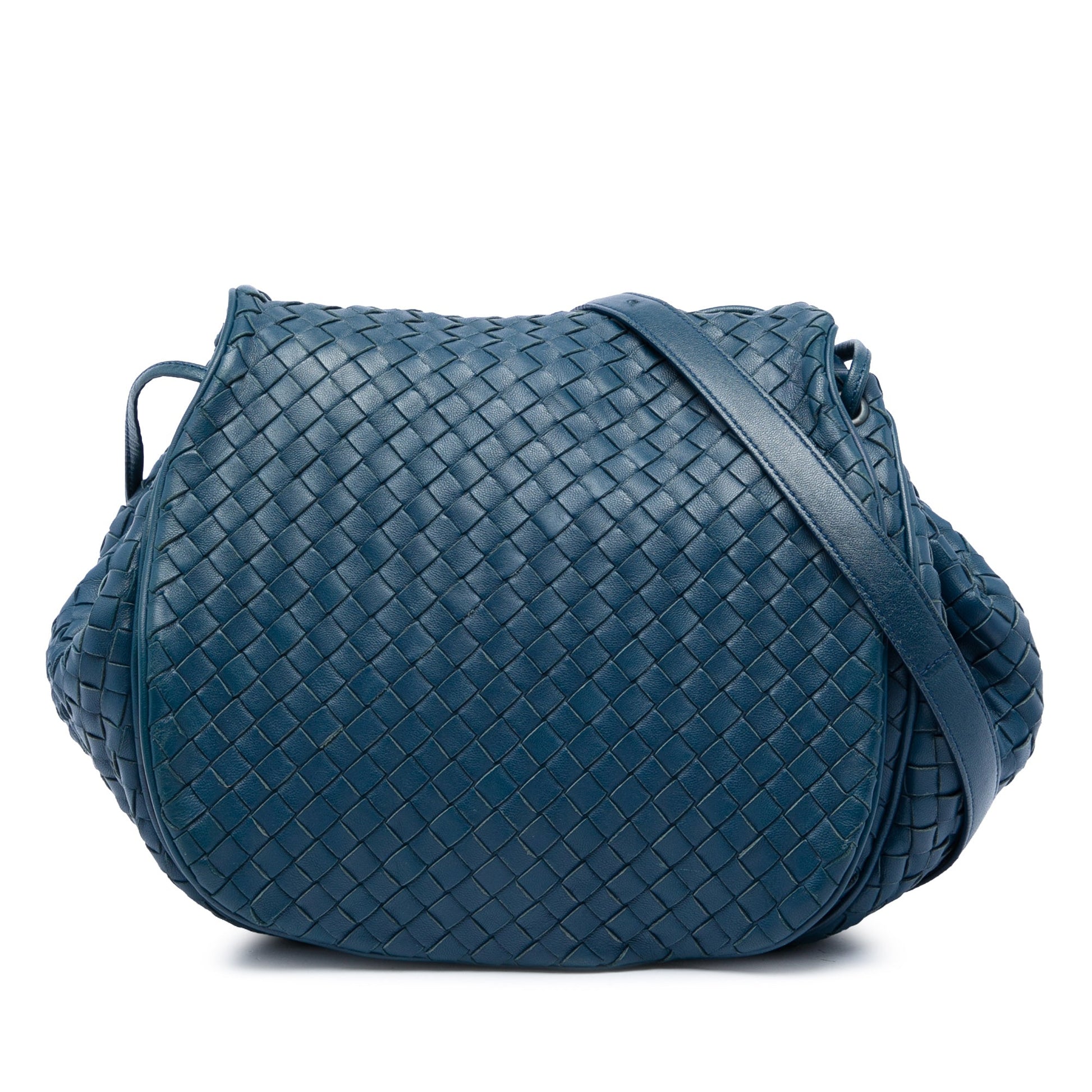 Bottega Veneta Nappa Intrecciato Flap Crossbody