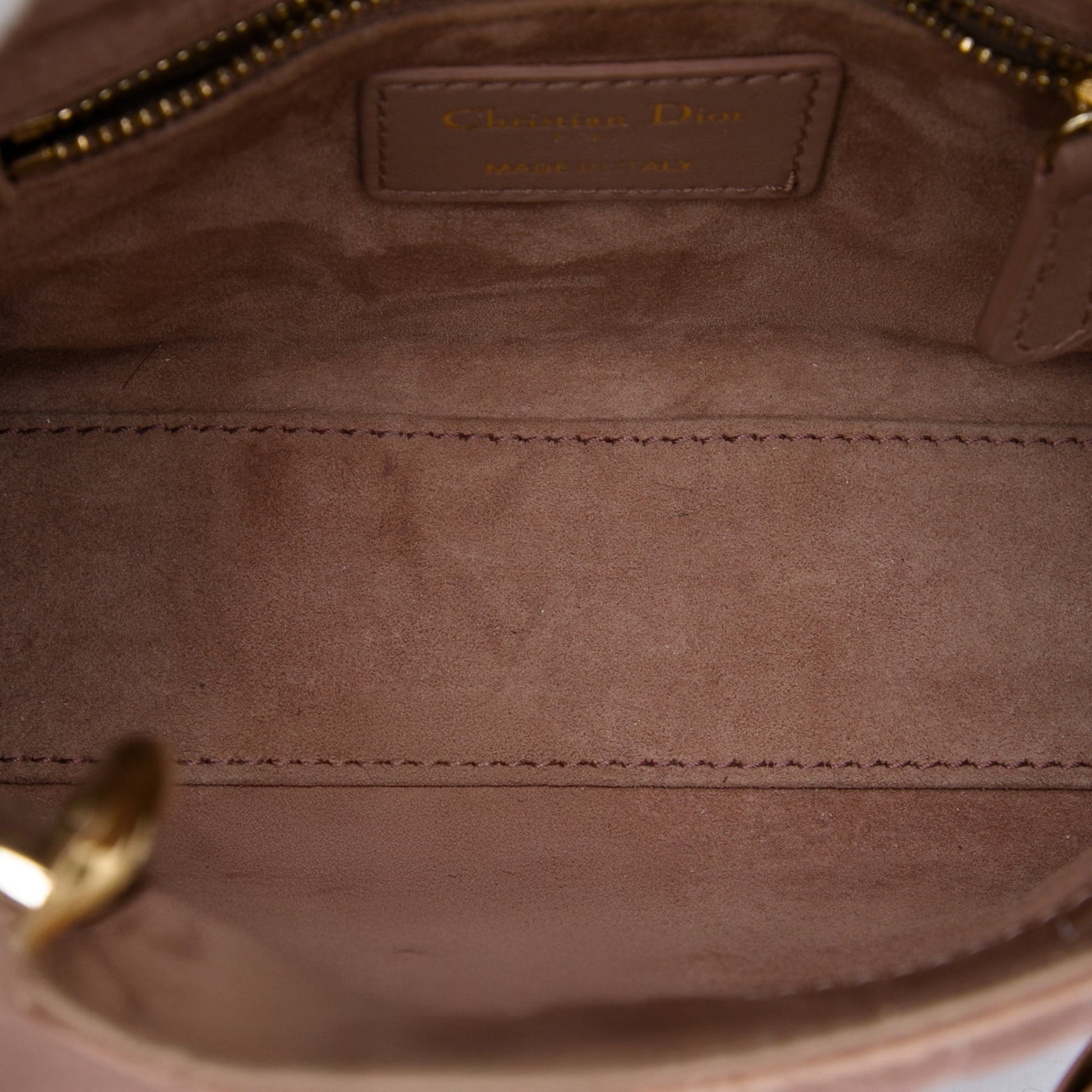 Dior Mini Satin Cannage Swarovski Crystal Lady Dior
