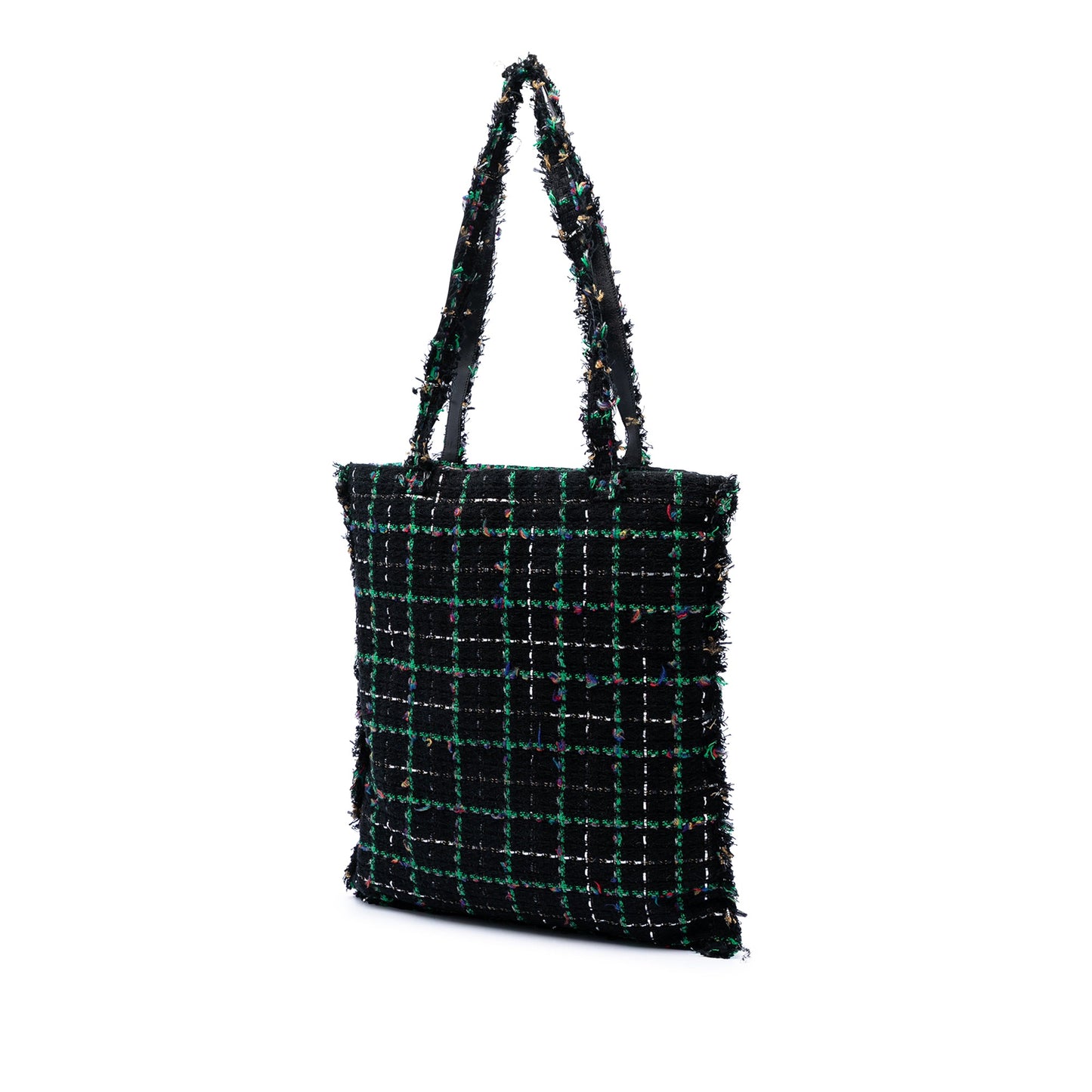 Chanel Large Tweed Resin Embellished Robot Shopping Tote