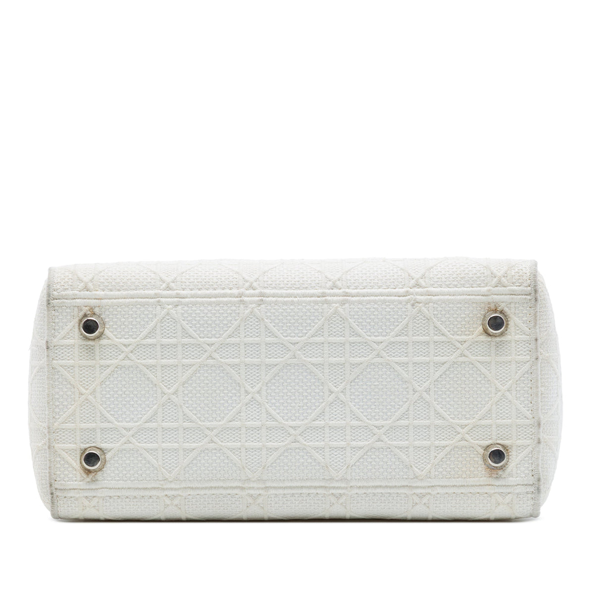 Dior Medium Embroidered Canvas Cannage Lady D Lite