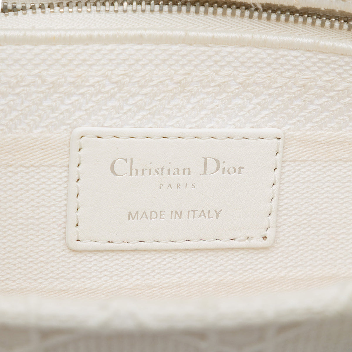Dior Medium Embroidered Canvas Cannage Lady D Lite