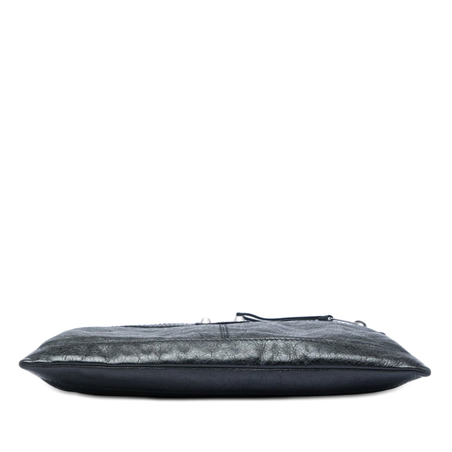 Balenciaga Lambskin Motocross Classic Clip Clutch M