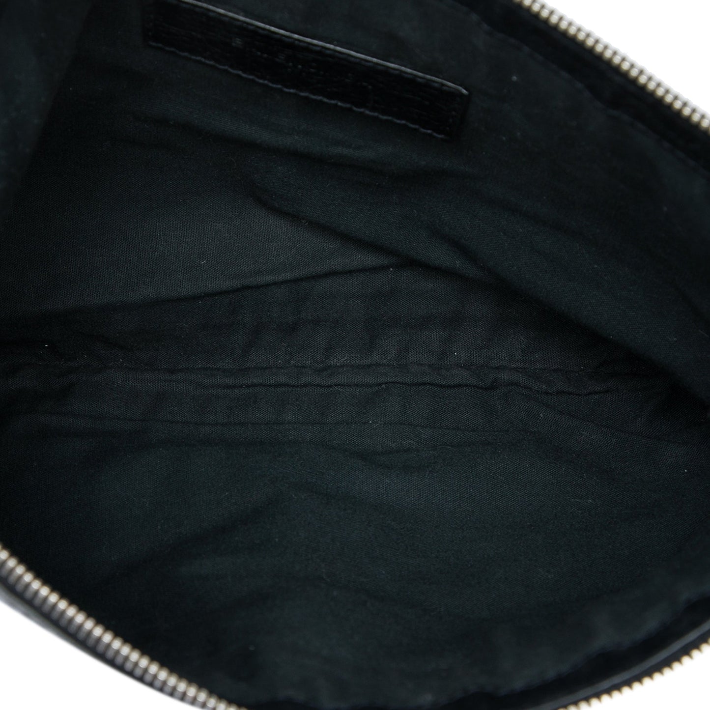 Balenciaga Lambskin Motocross Classic Clip Clutch M