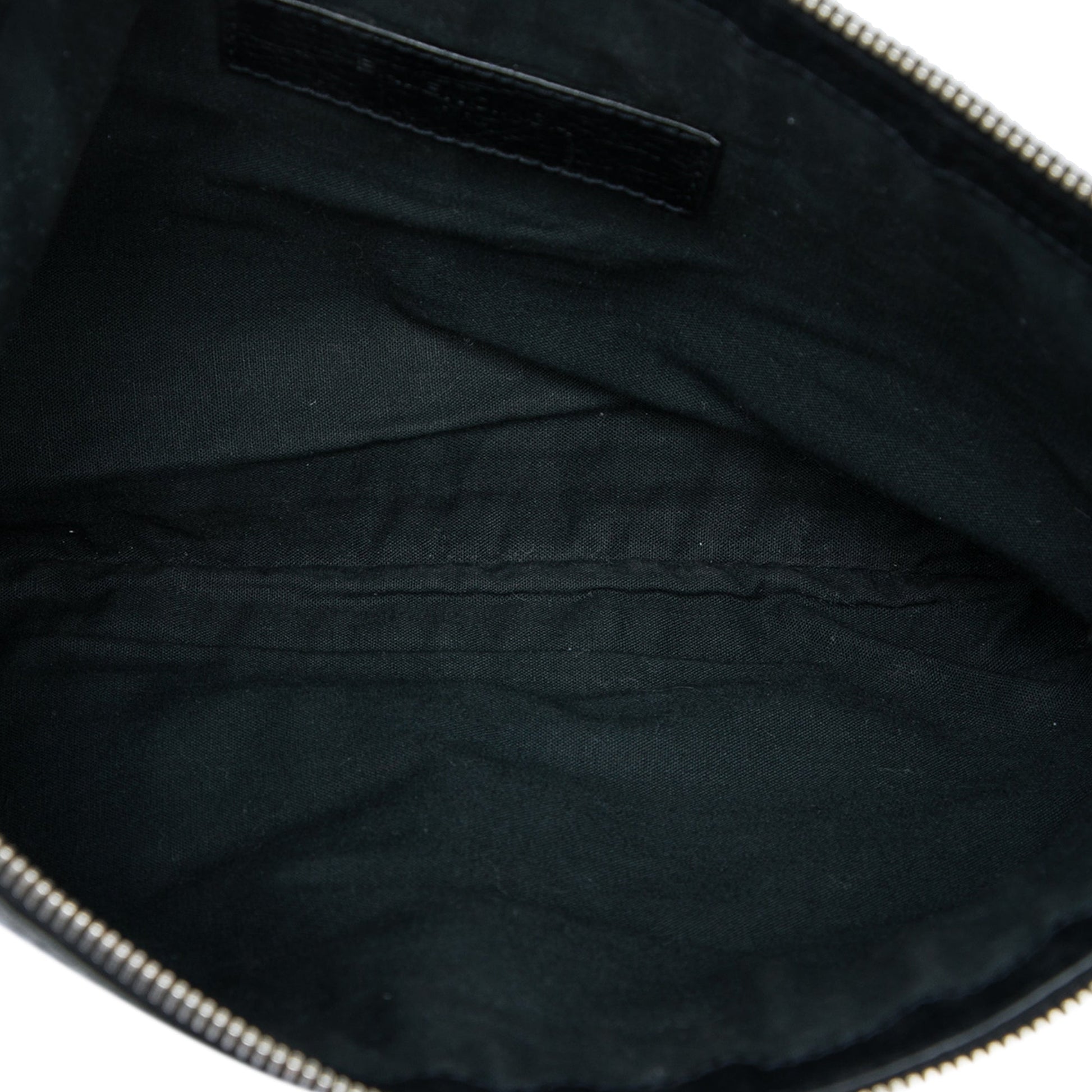 Balenciaga Lambskin Motocross Classic Clip Clutch M