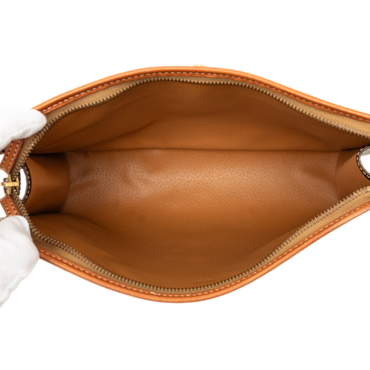 Celine Macadam Coated Canvas Clutch