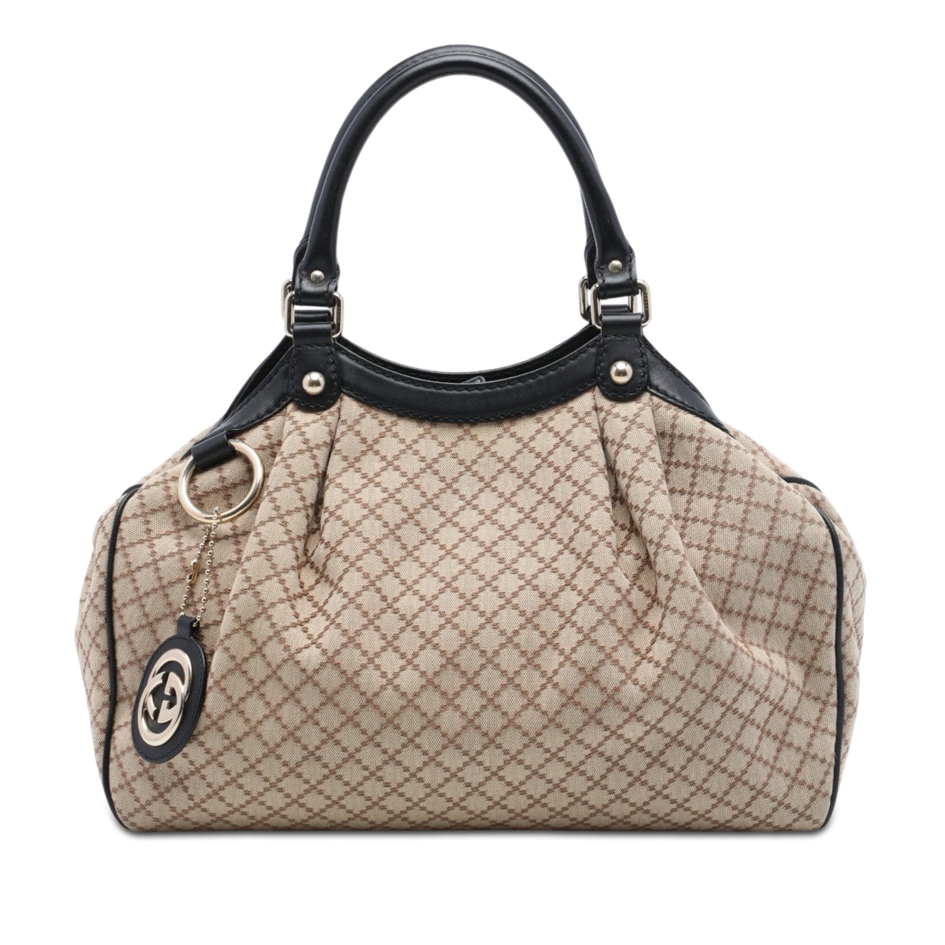 Gucci Medium Diamante Canvas Sukey Tote