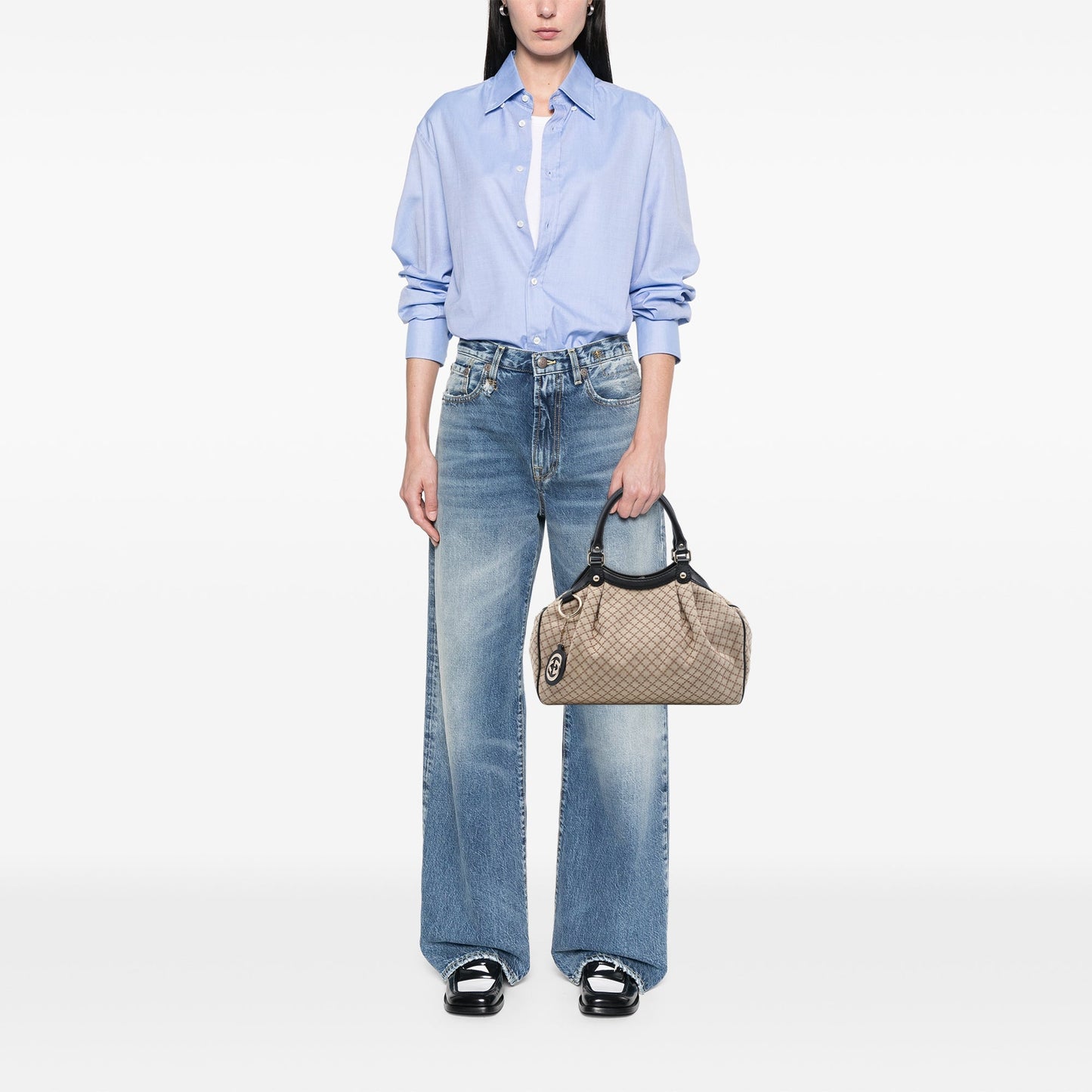 Gucci Medium Diamante Canvas Sukey Tote