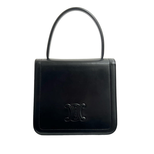 Celine Calfskin Triomphe Top Handle Bag