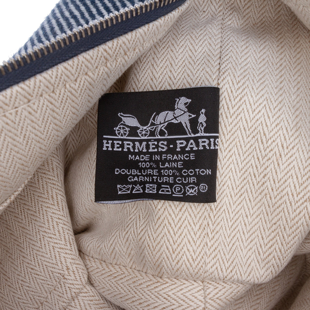 Hermès Small Wool Bride A Brac H Natte Case