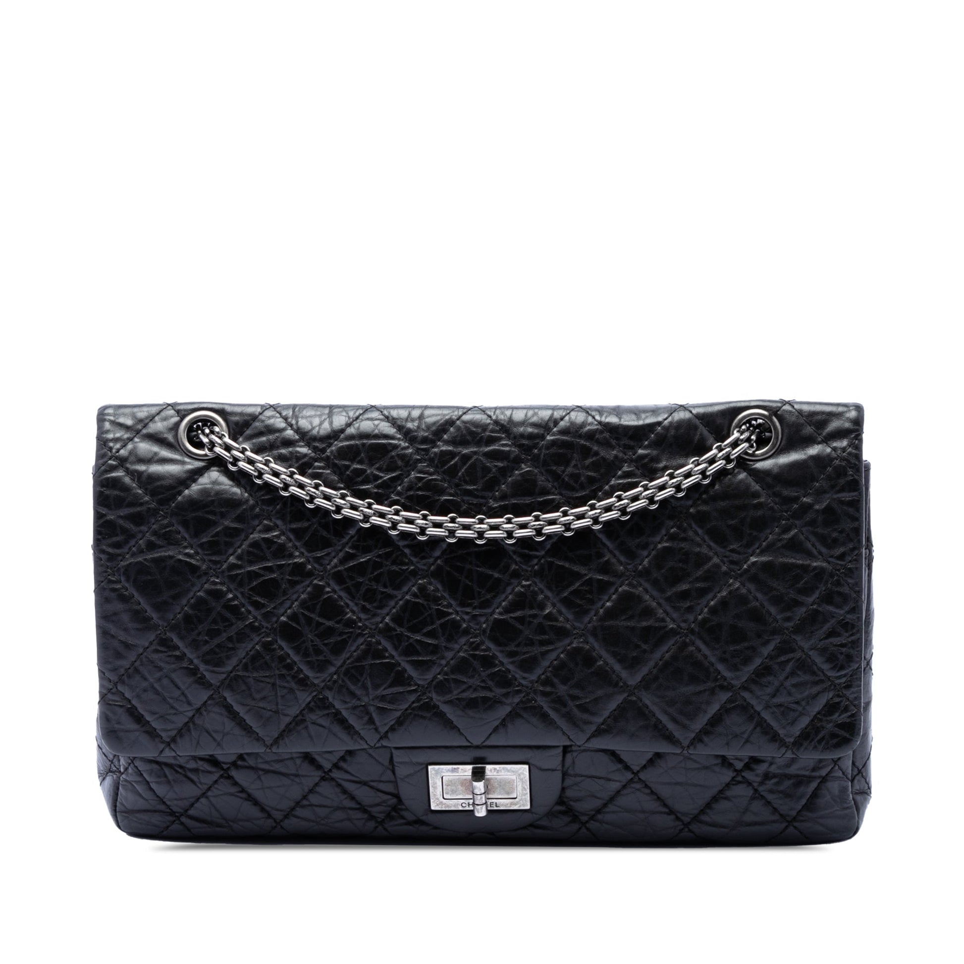 Chanel Quilted Aged Calfskin Reissue 2.55 Double Flap 227