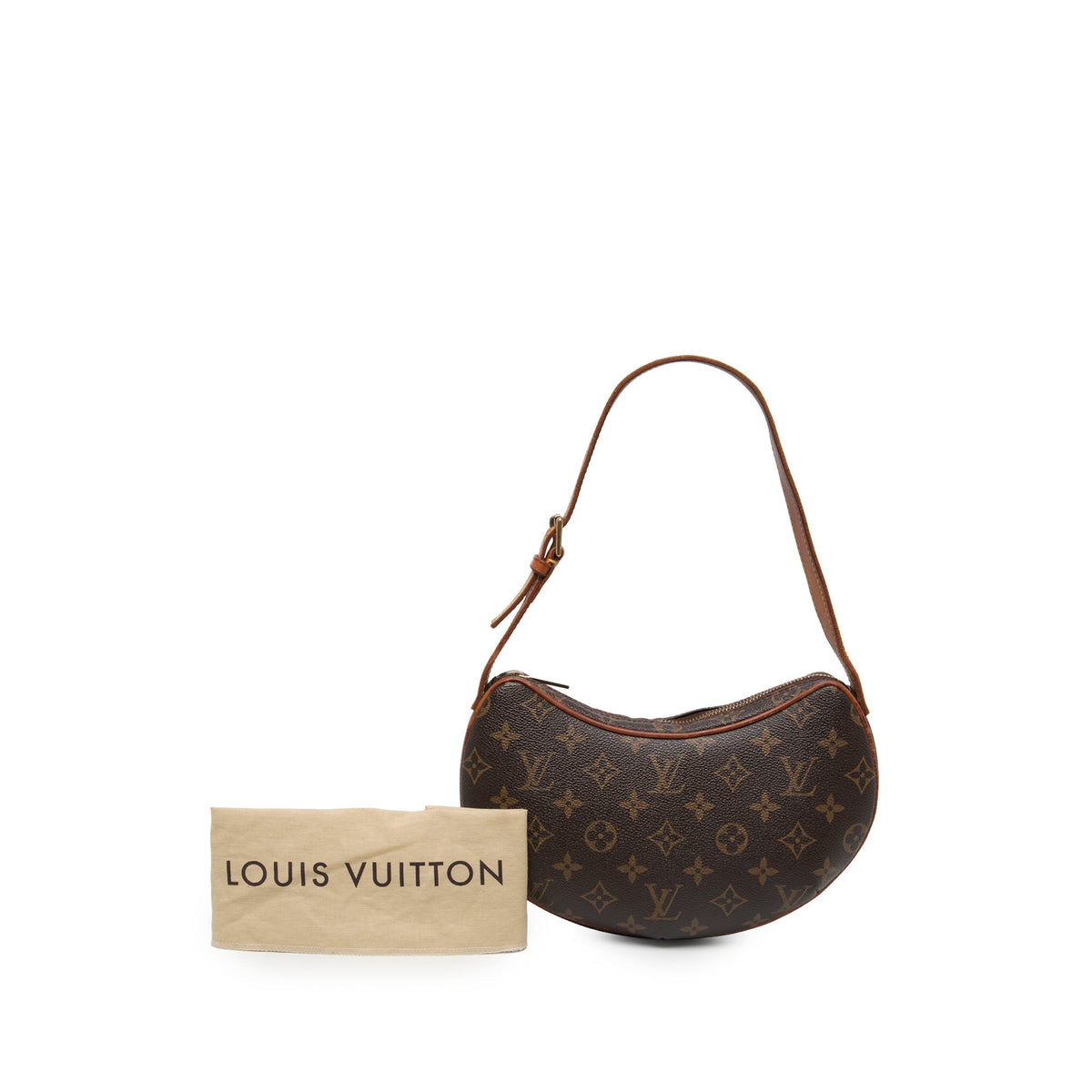 Louis Vuitton Monogram Croissant PM — Brown