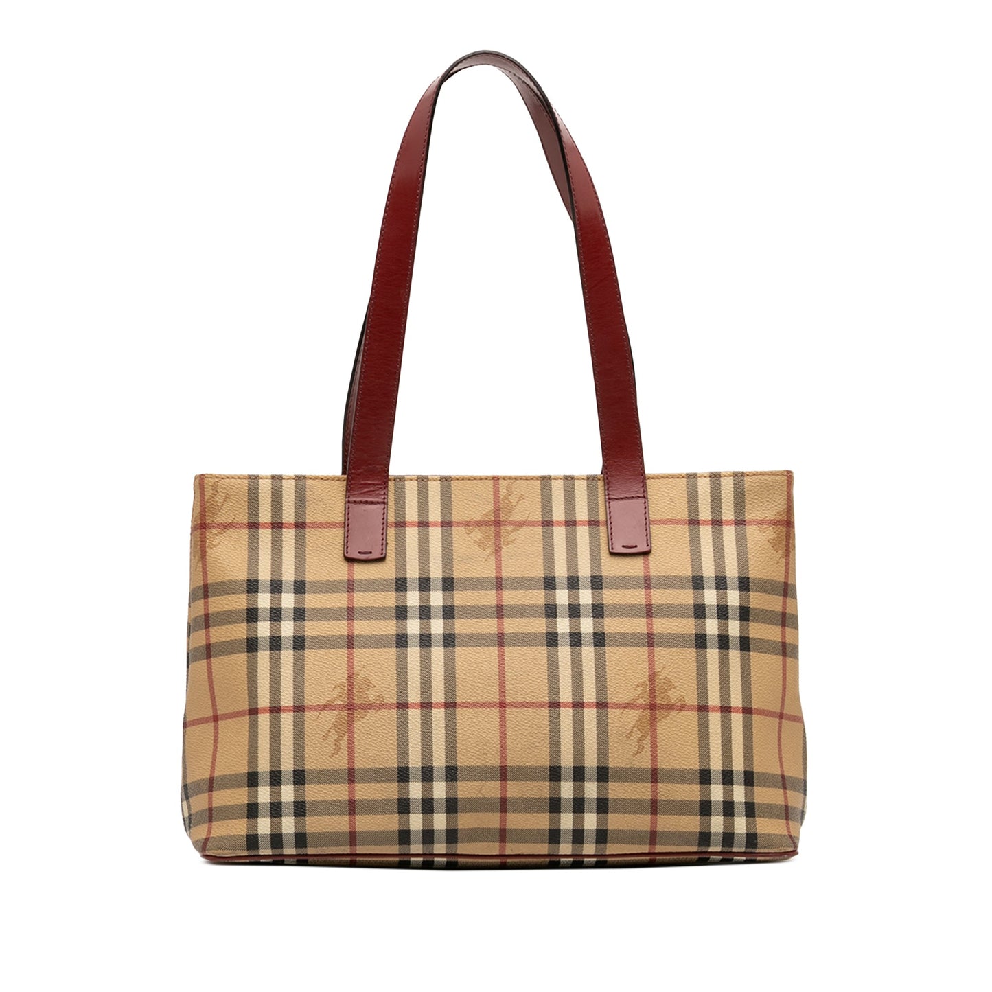 Burberry Haymarket Check Coated Canvas Tote