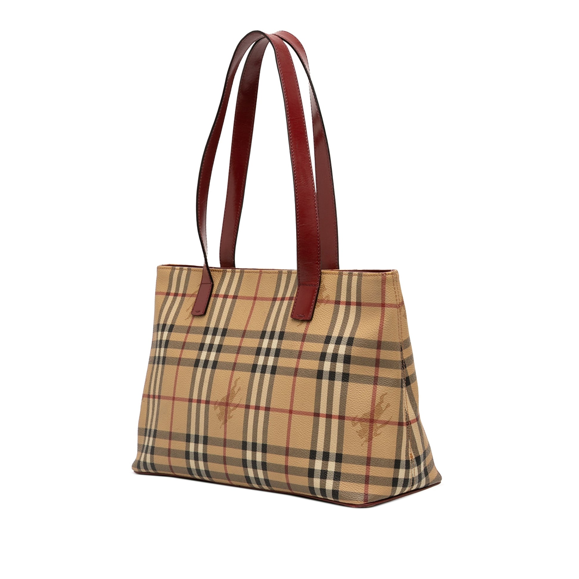 Burberry Haymarket Check Coated Canvas Tote