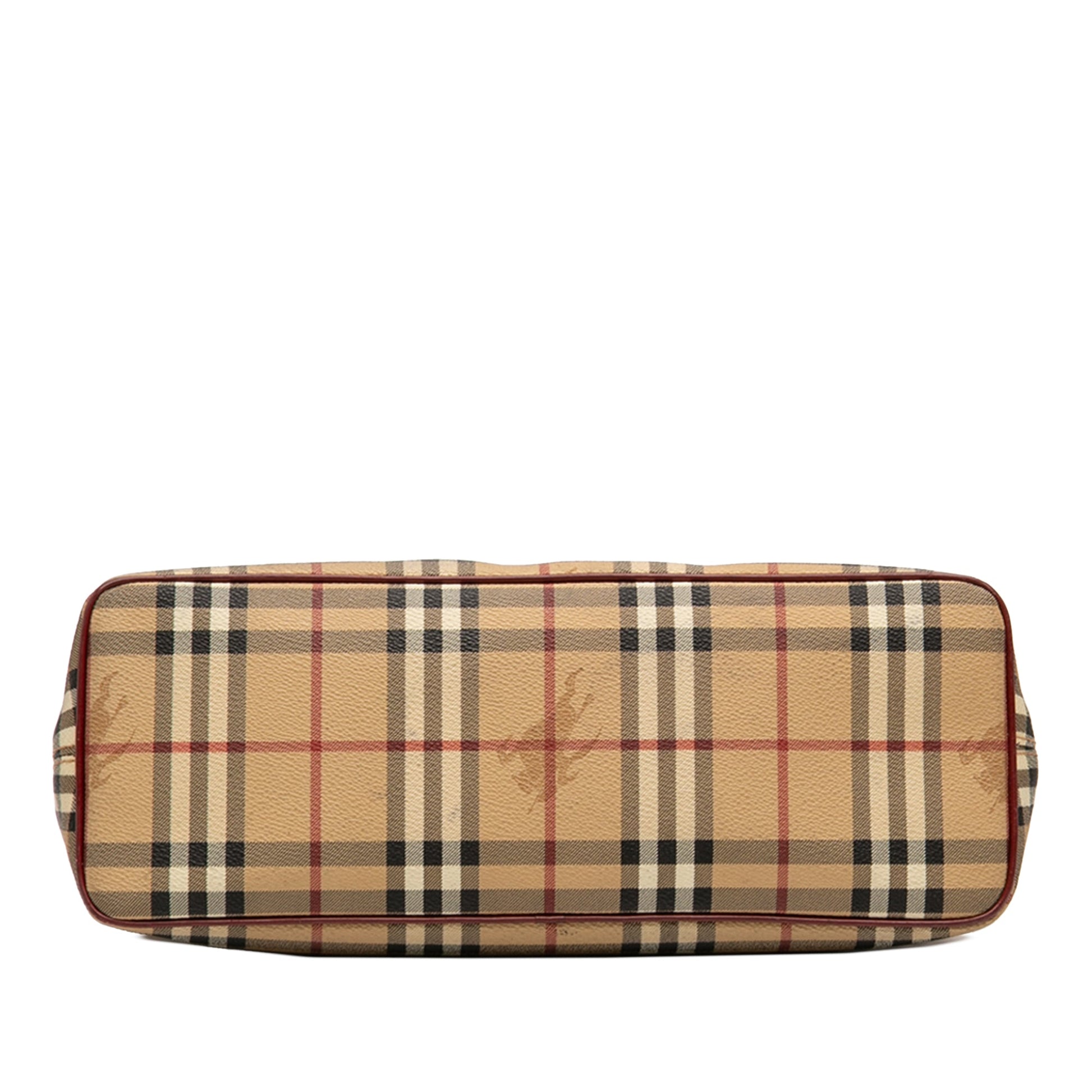 Burberry Haymarket Check Coated Canvas Tote