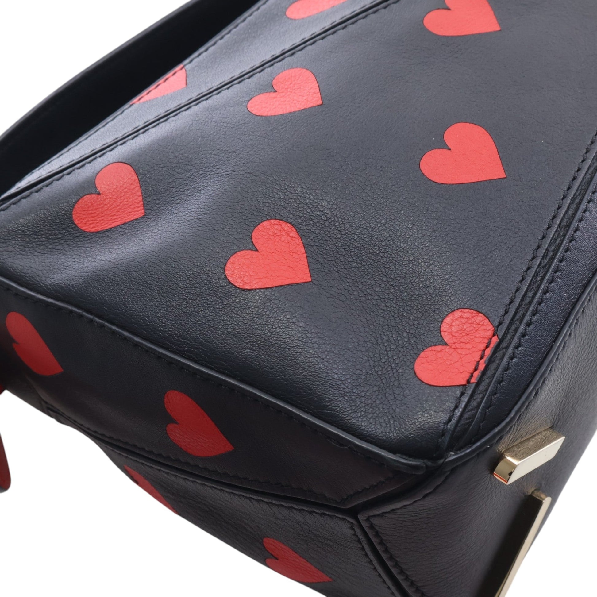 LOEWE Small Calfskin Heart Puzzle Satchel