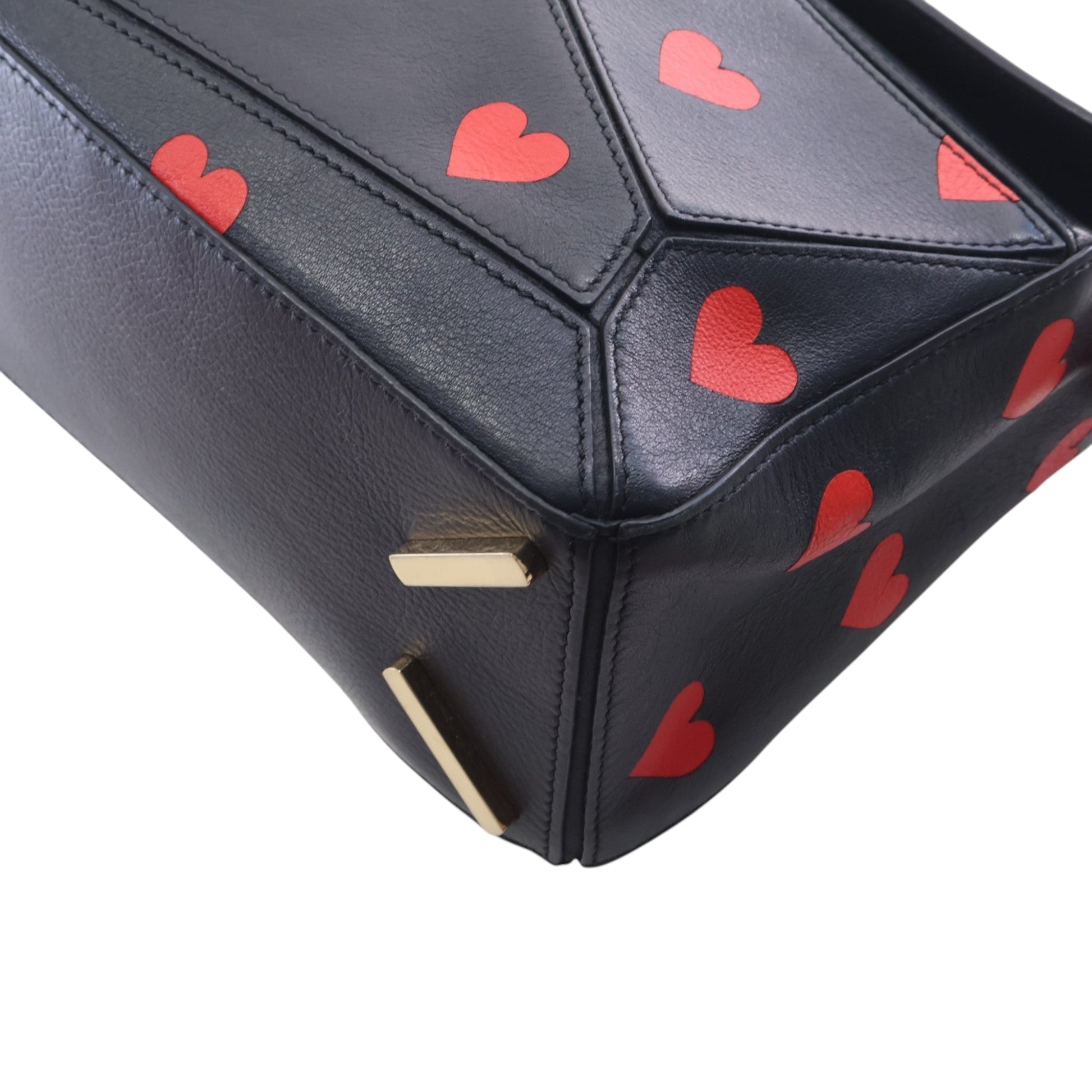 LOEWE Small Calfskin Heart Puzzle Satchel
