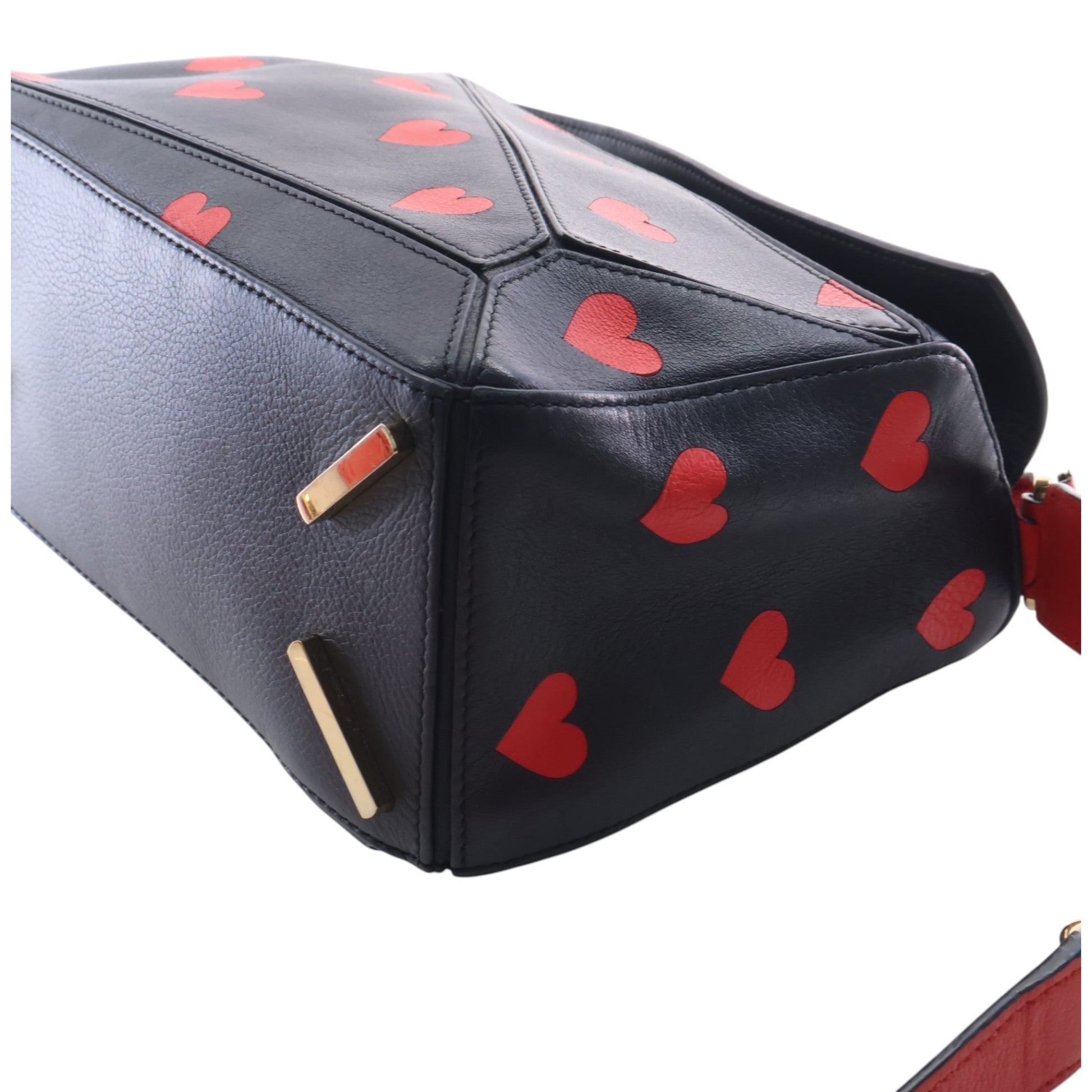 LOEWE Small Calfskin Heart Puzzle Satchel