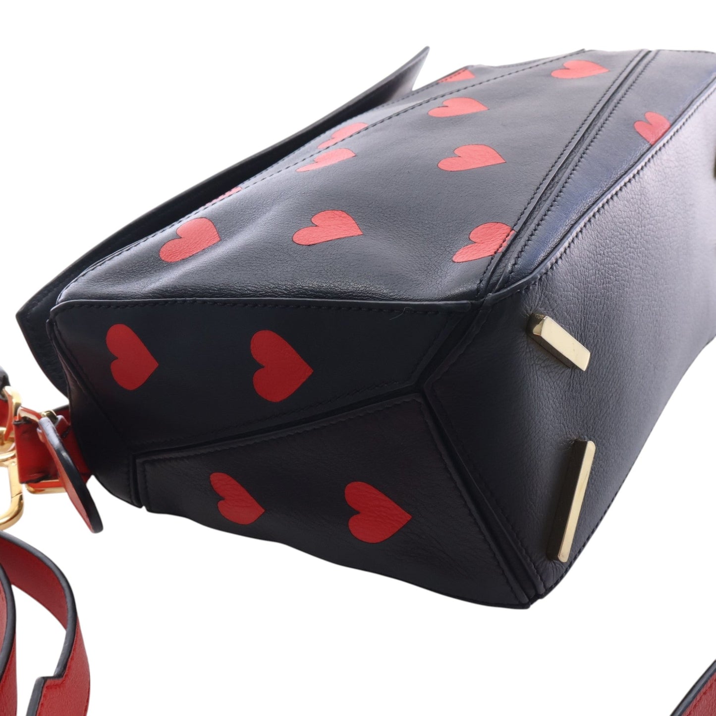LOEWE Small Calfskin Heart Puzzle Satchel
