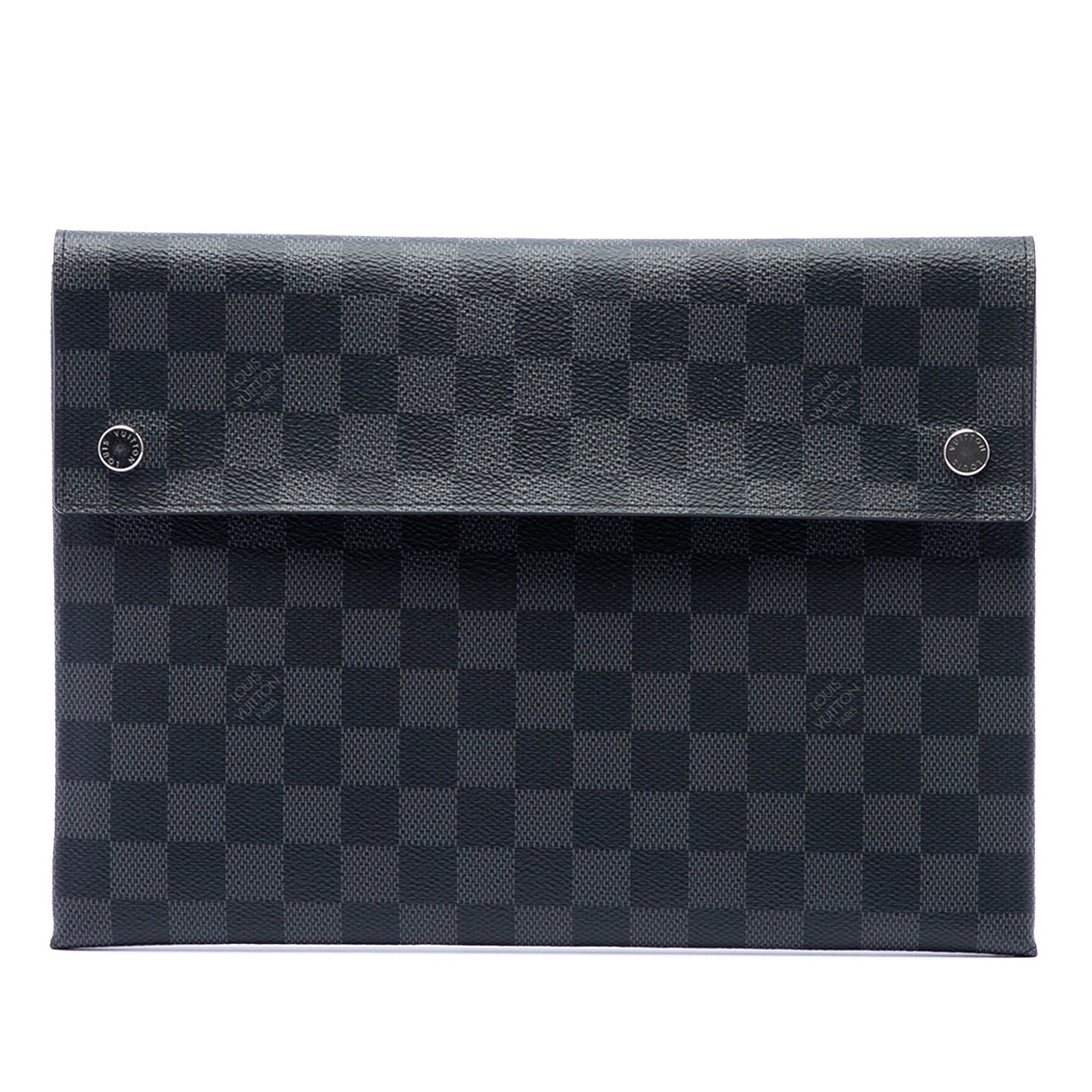 Louis Vuitton Damier Graphite Alpha Pochette GM