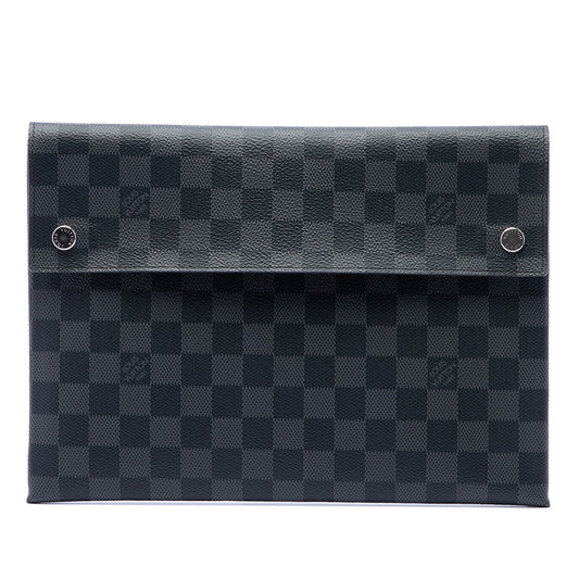 Louis Vuitton Damier Graphite Alpha Pochette GM