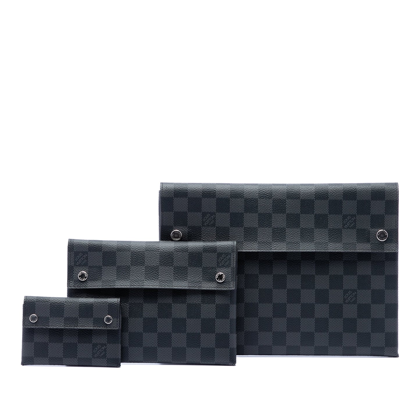 Louis Vuitton Damier Graphite Alpha Pochette GM