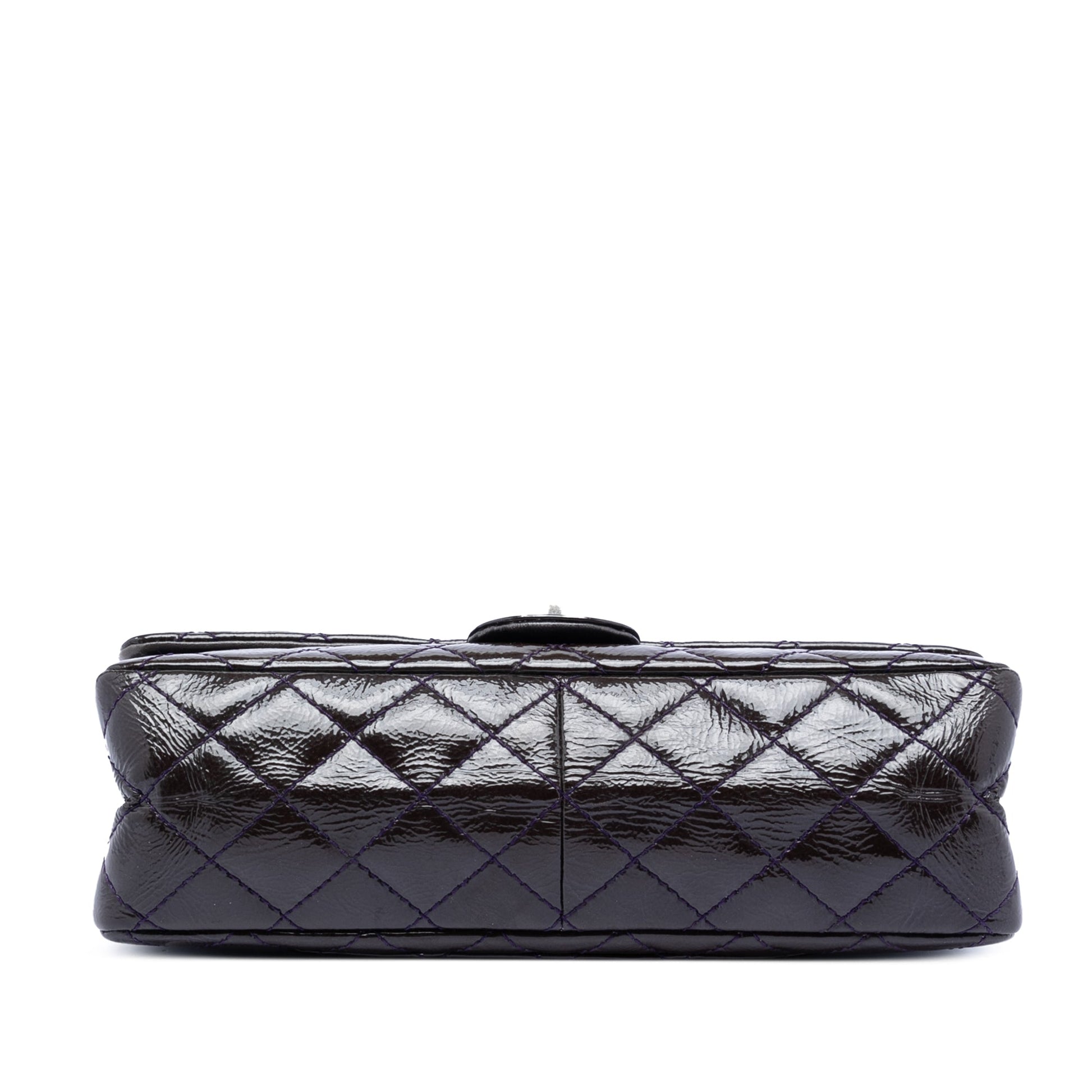 Quilted Crinkled Patent Reissue 2.55 Double Flap 226