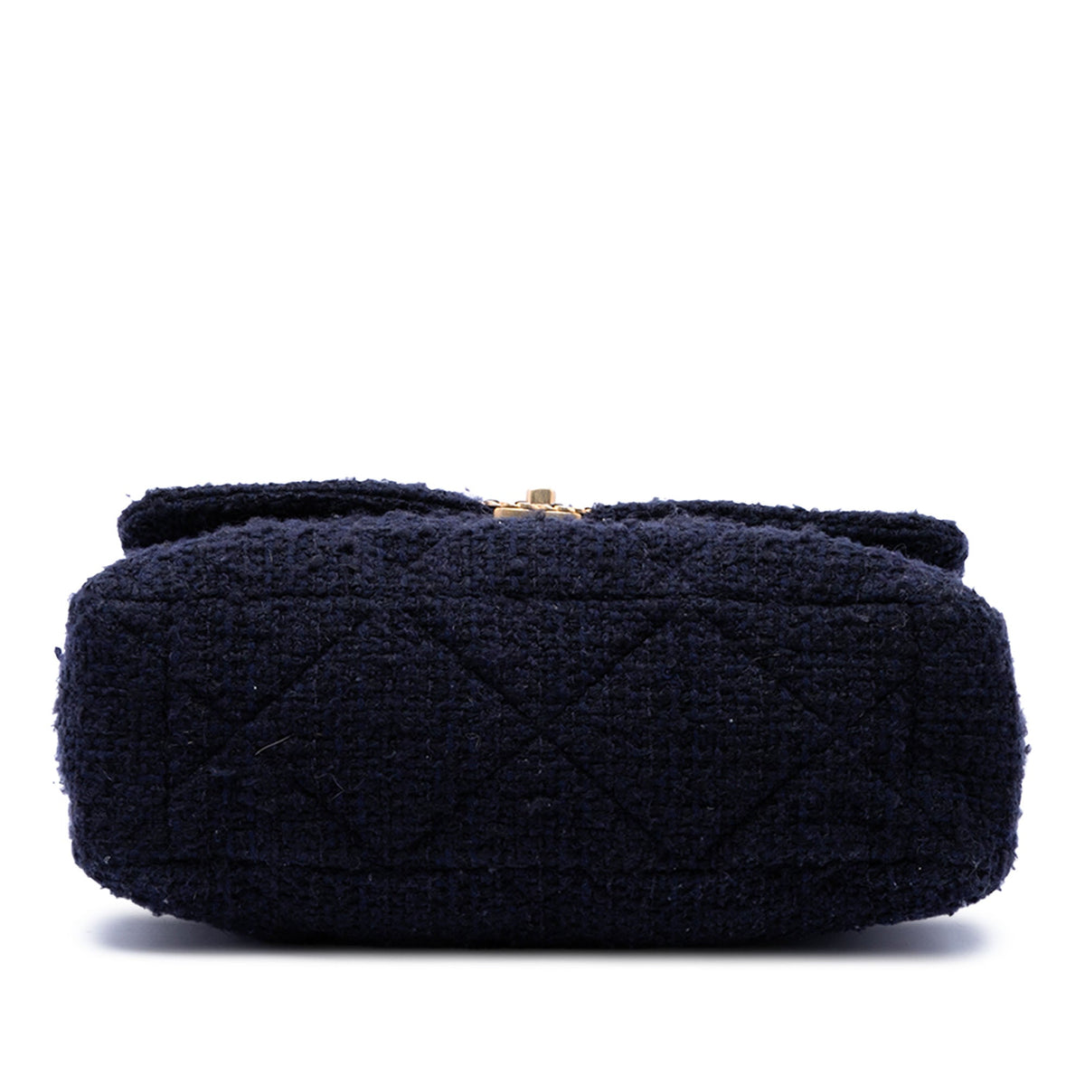 Chanel Maxi Tweed 19 Flap — Blue