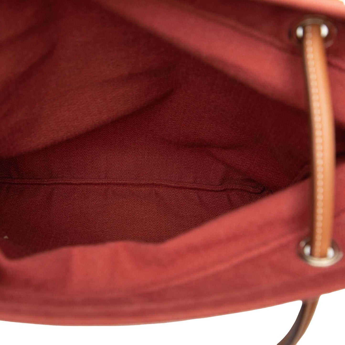 Hermès Toile Aline Grooming Bag MM