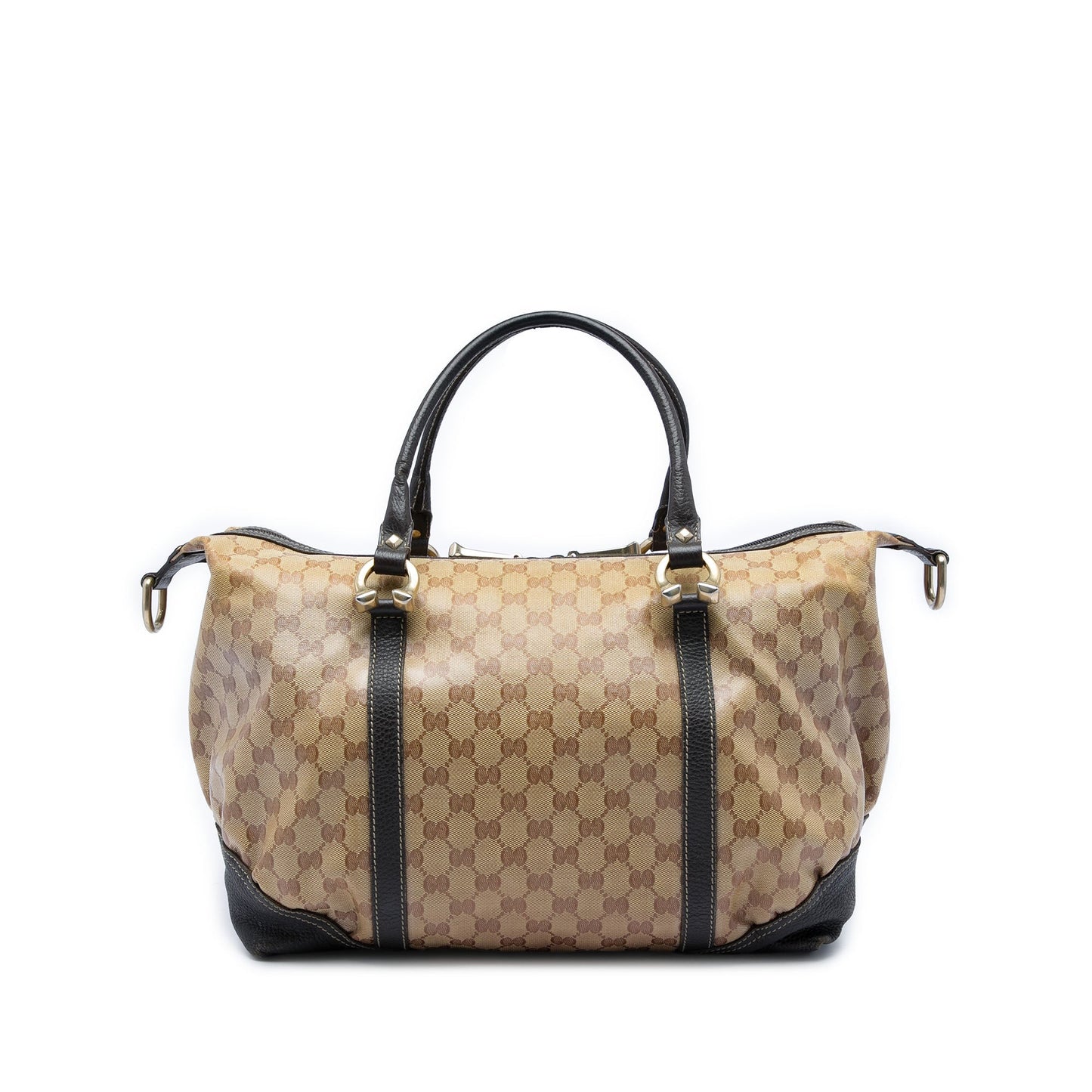 Gucci GG Crystal Horsebit Nail Boston Bag