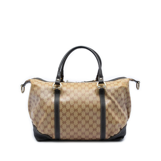 Gucci GG Crystal Horsebit Nail Boston Bag