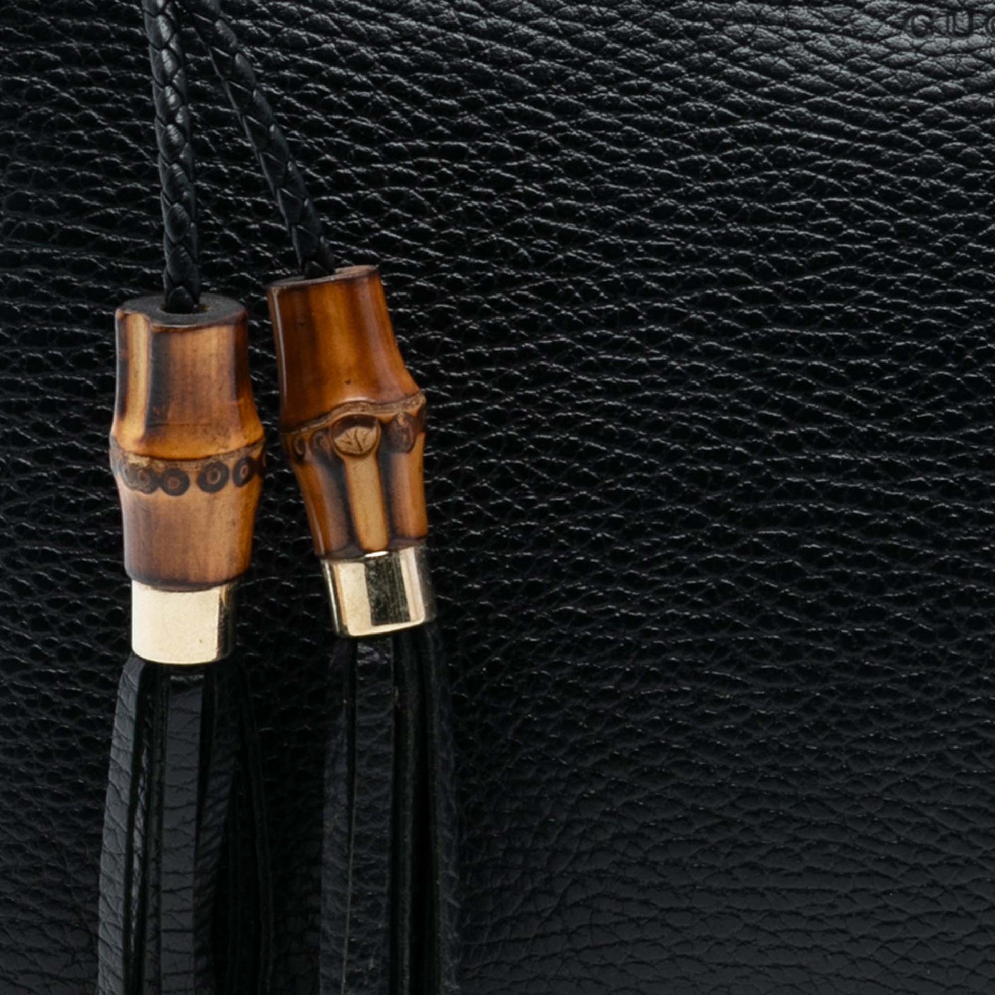 Gucci Calfskin Bamboo Clutch