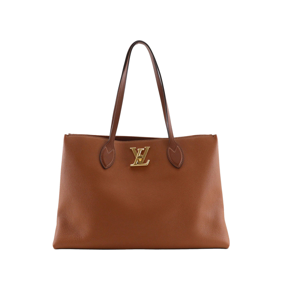 Louis Vuitton Leather Lockme Shopper Tote
