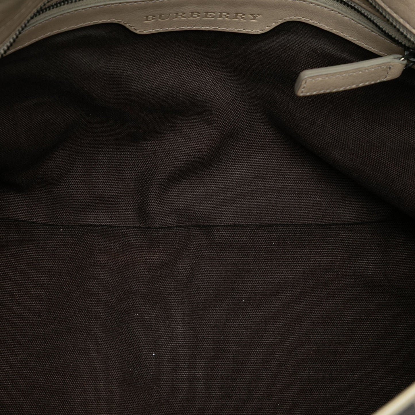 Burberry Smoked Check Coated Canvas Handbag