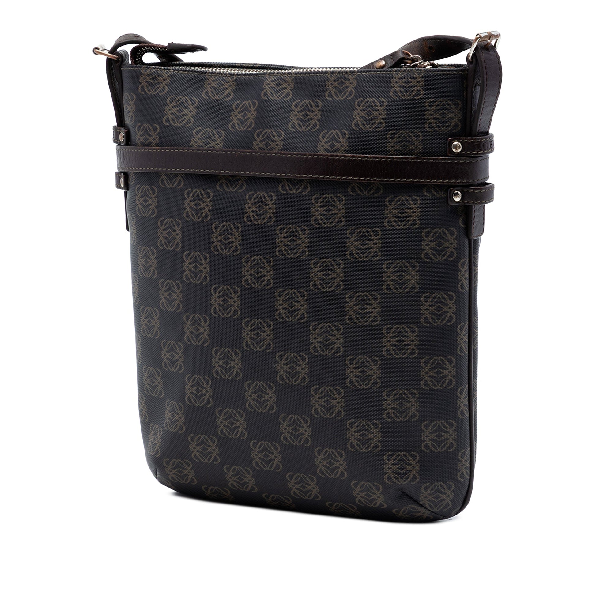 LOEWE Anagram Coated Canvas Crossbody