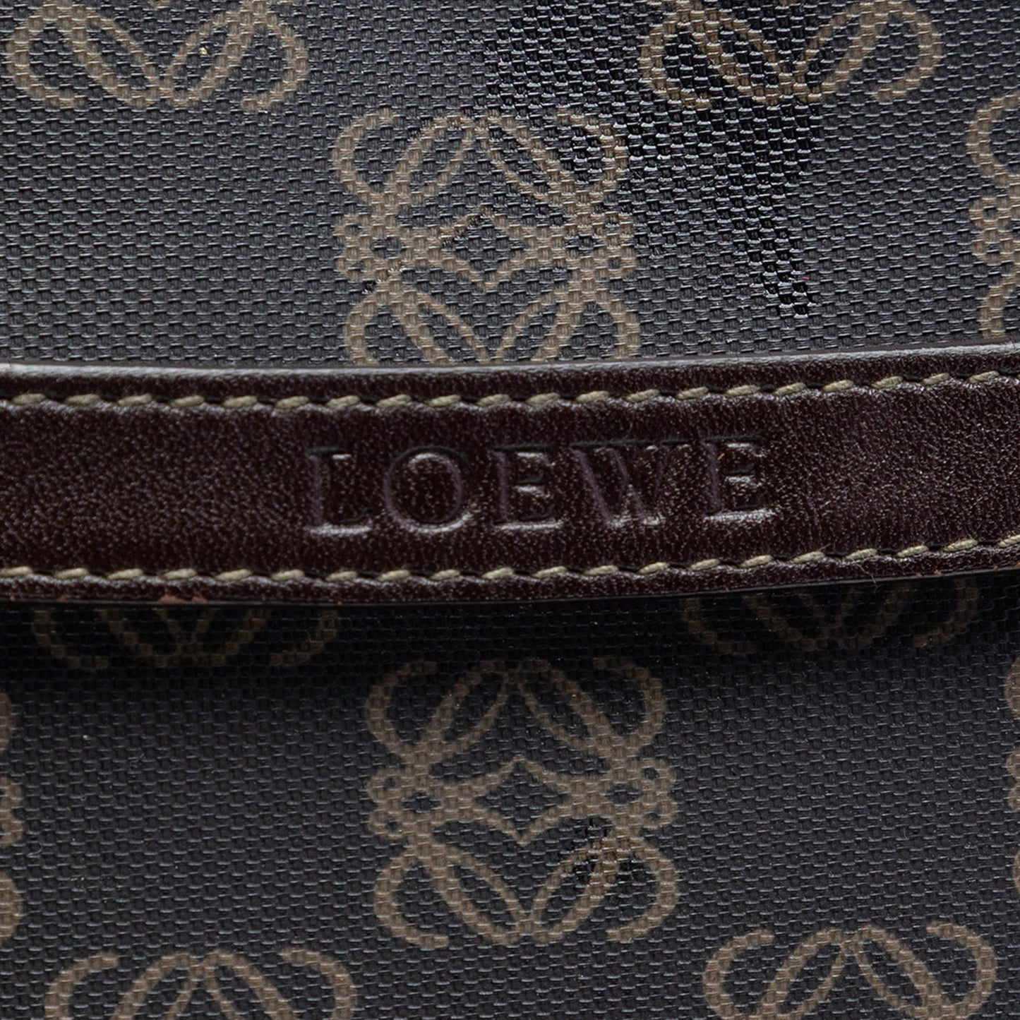 LOEWE Anagram Coated Canvas Crossbody