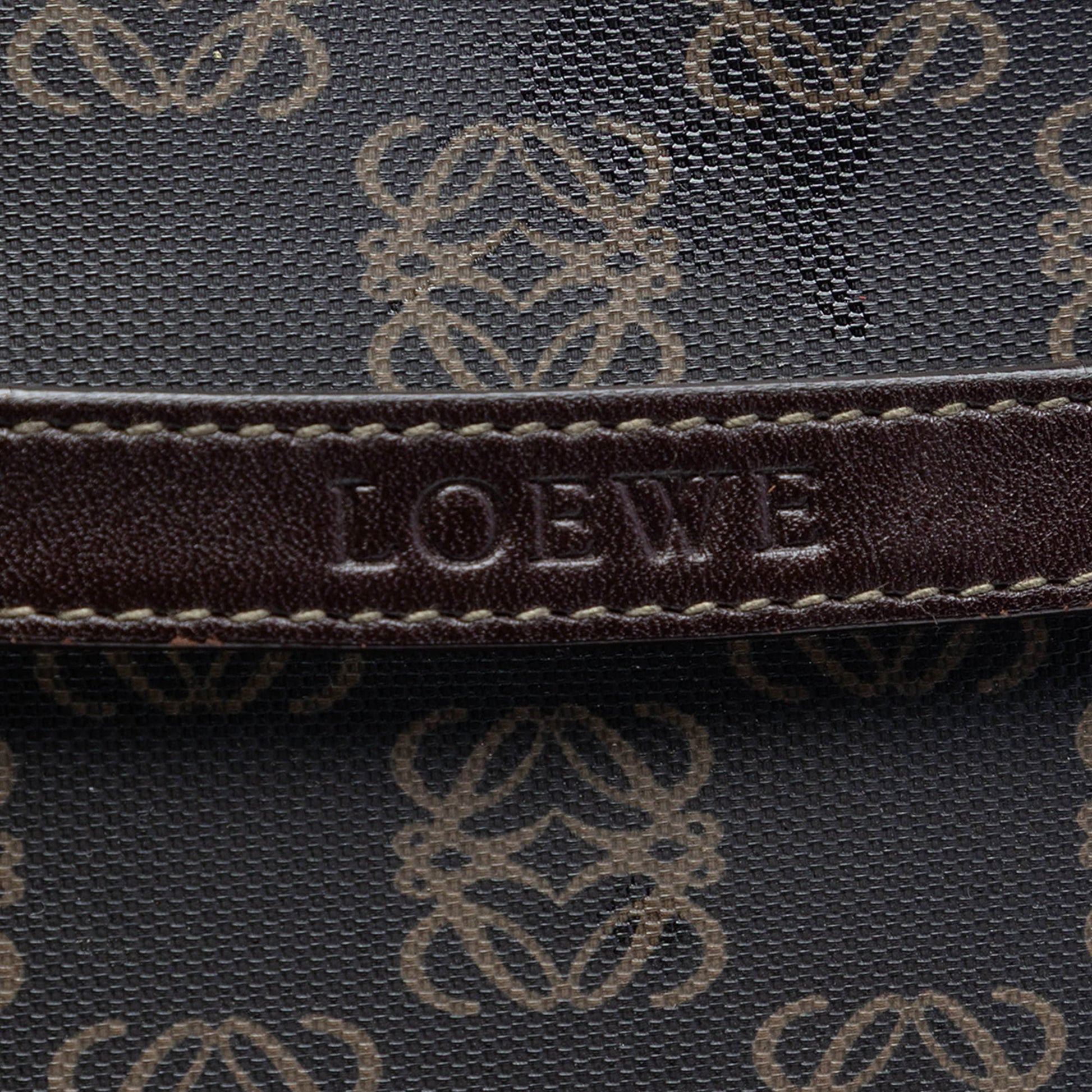LOEWE Anagram Coated Canvas Crossbody