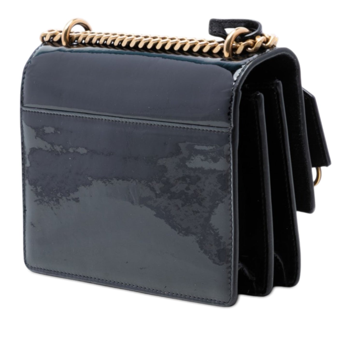 Small Patent Monogram Sunset Crossbody