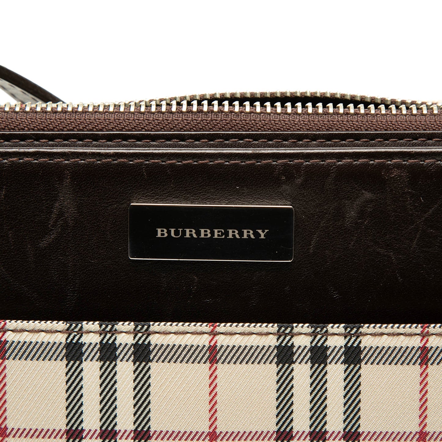 Burberry House Check Canvas Shoulder Bag