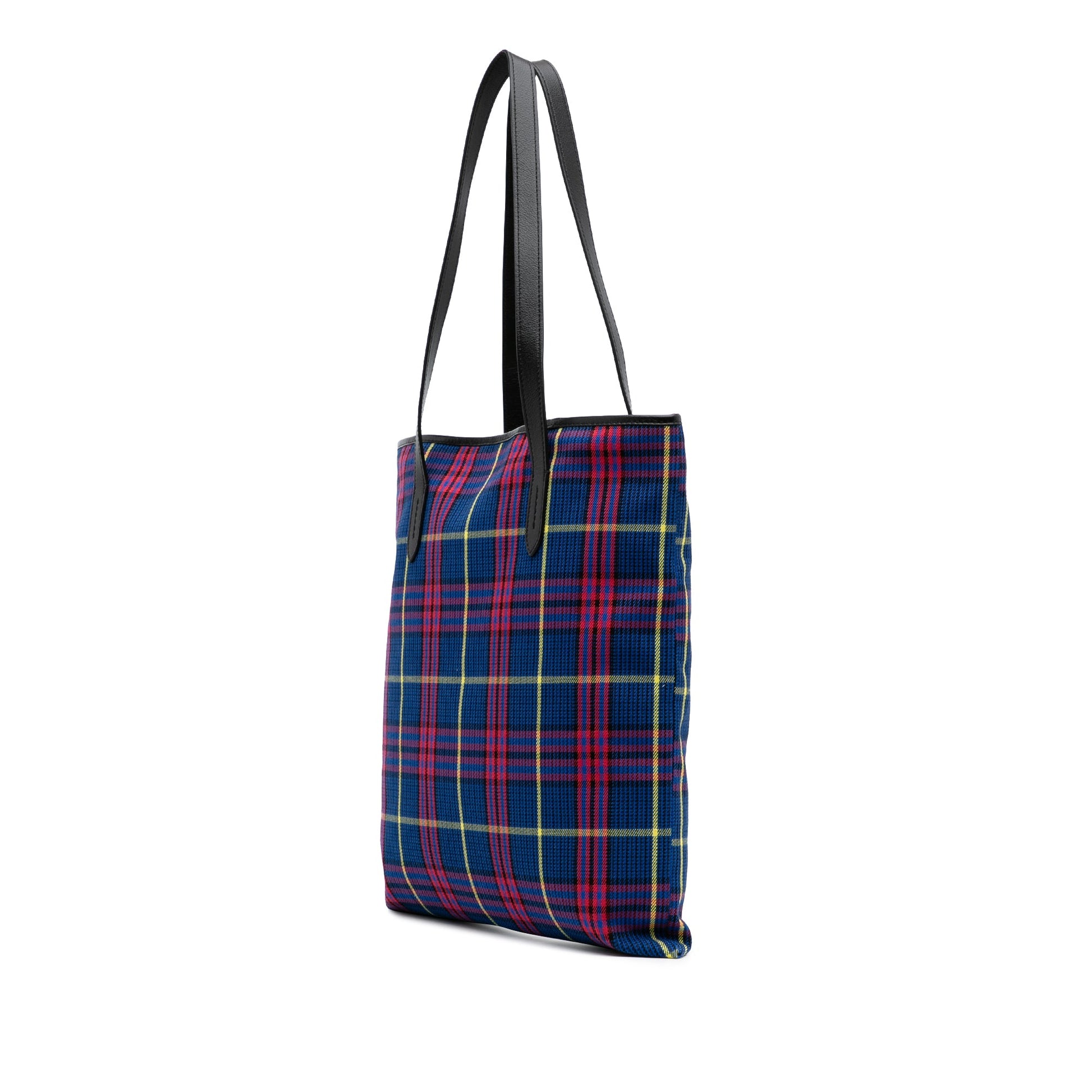 Mulberry Plaid Canvas Tote