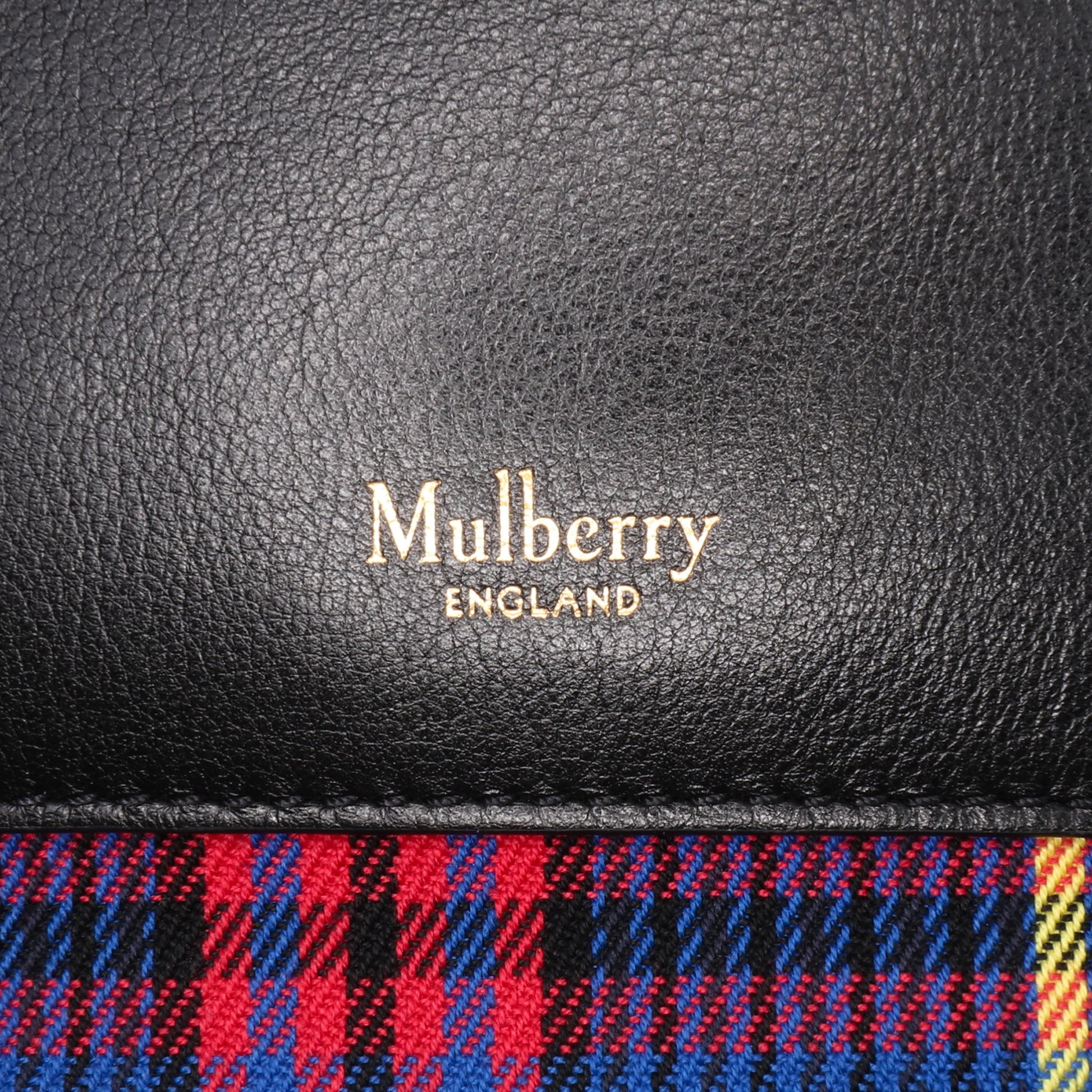 Mulberry Plaid Canvas Tote