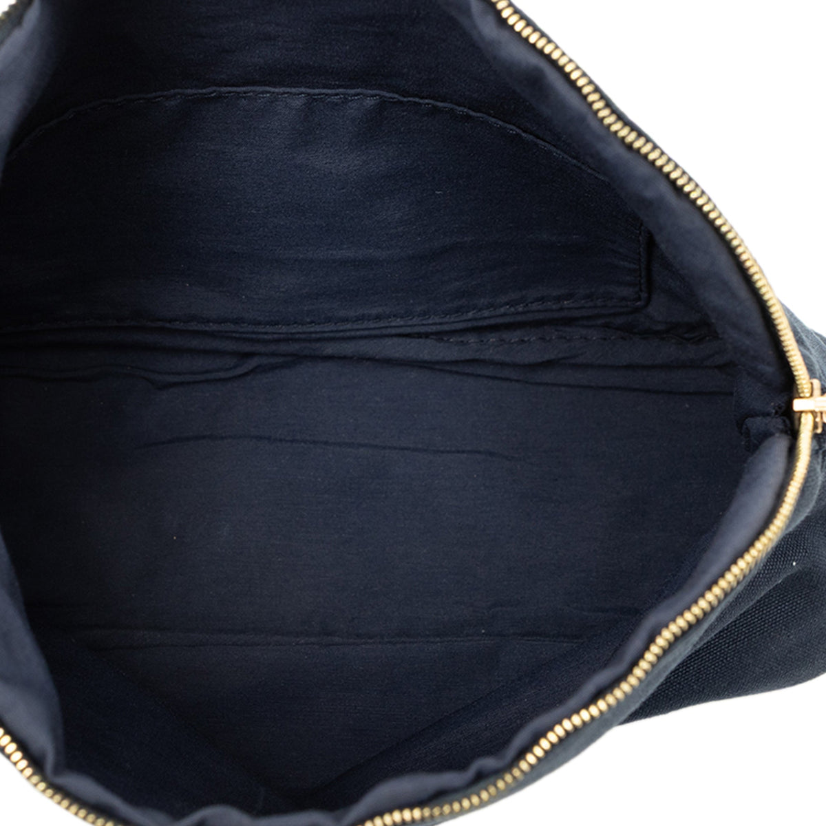 Hermès Toile Bolide Trousse De Voyage Pouch PM — Blue