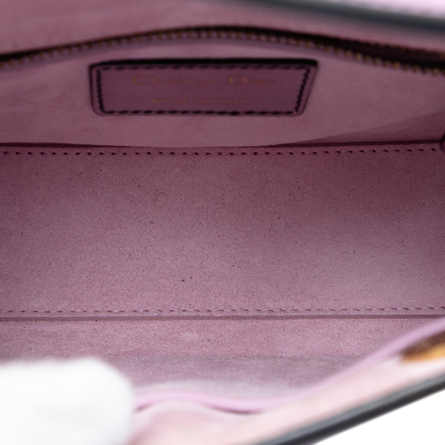 Dior Mini Metallic Patent Lady Dior